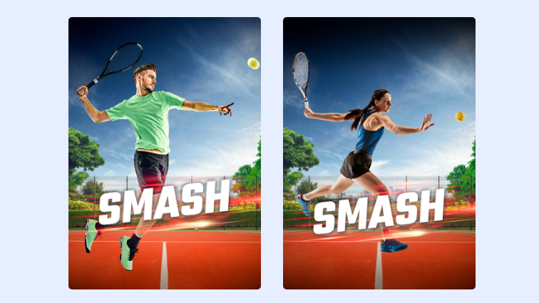 À quoi ressemble le programme de tennis Smash de FizzUp ?