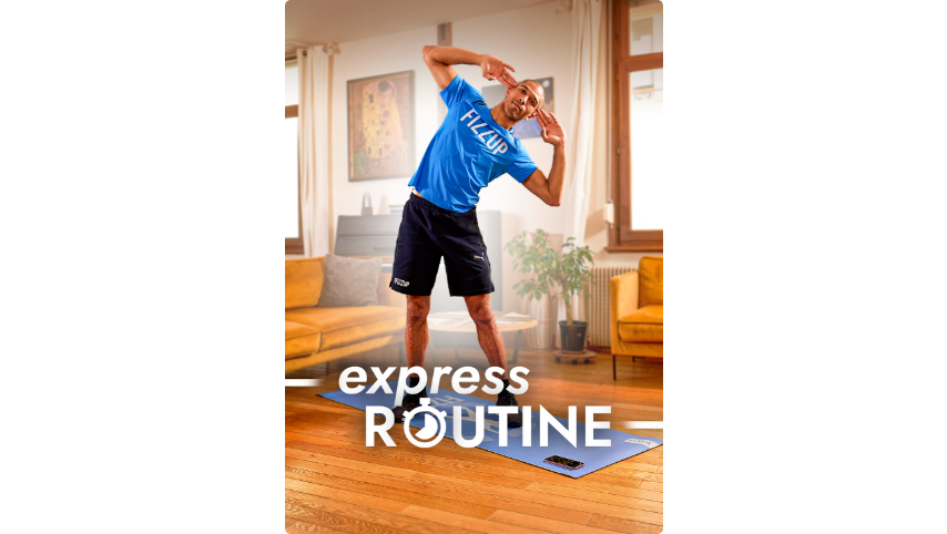 A quoi ressemble le programme Express Routine de FizzUp ?